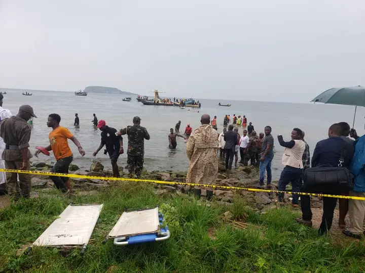 May be an image of 9 people, people standing and body of water