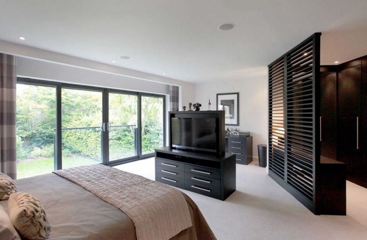 The five bedrooms contain state of the art furniture and amenities