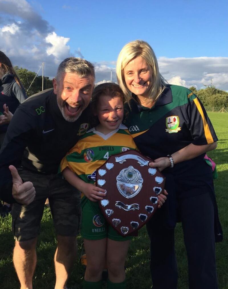 Sharing daughter Eva's success on the pitch