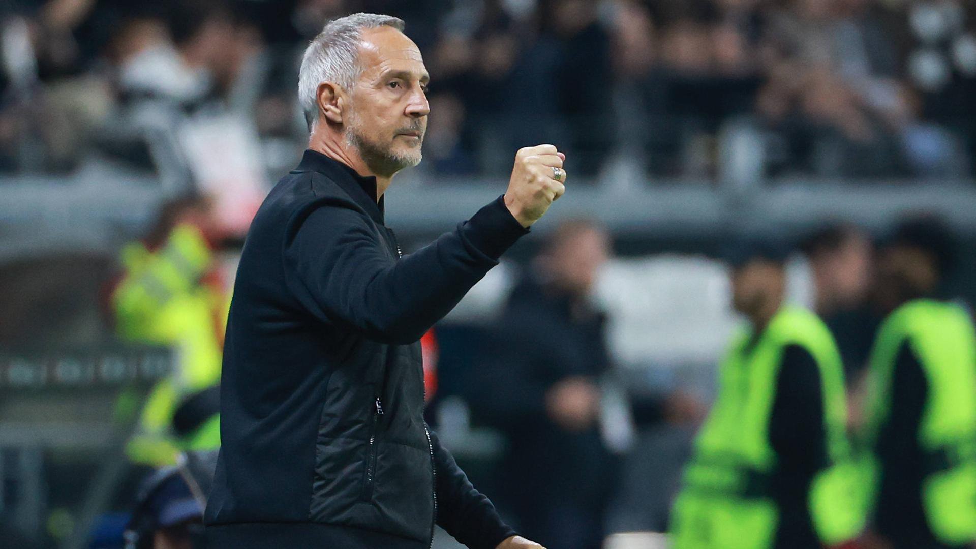 Eintracht-Trainer Adi Hütter
