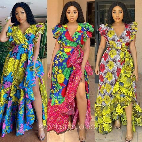 latest ankara free gown styles