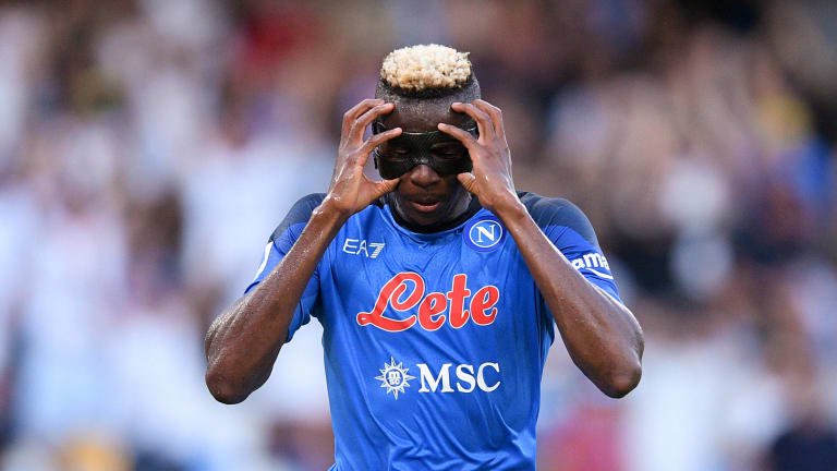 Victor Osimhen scores stunning strike for Napoli against AS Roma (Video ...
