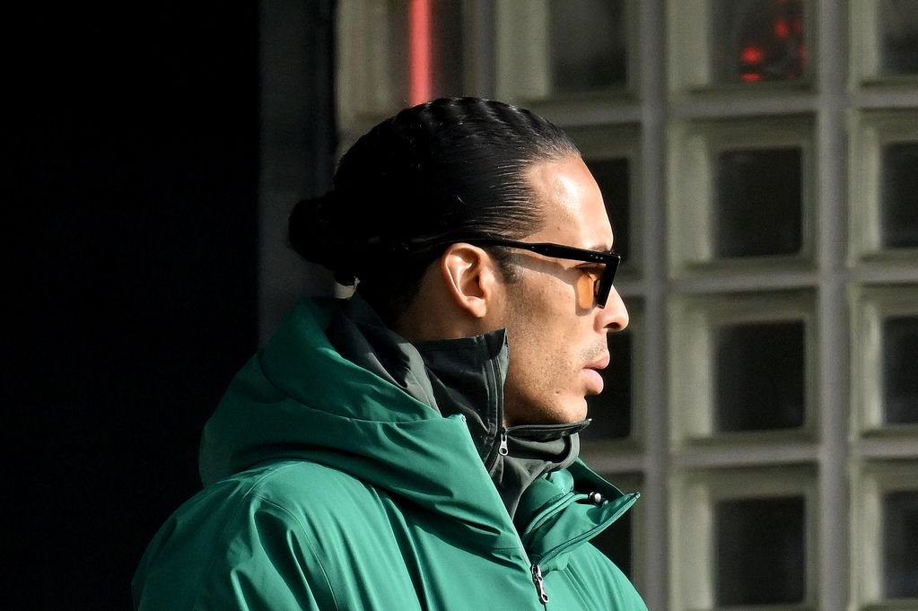 Virgil van Dijk watches Liverpool U18s beat Sunderland.