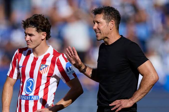 Simeone Commends Alvarez For Apologizing To Atletico Fans