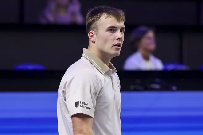 Arthur Fery of Great Britain during the Erste Bank Open