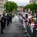 Anti-Israel agitators flood DC streets, take aim at White House Correspondent's Dinner: 'Shame on you!'