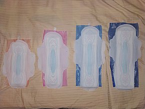 used sanitary napkin