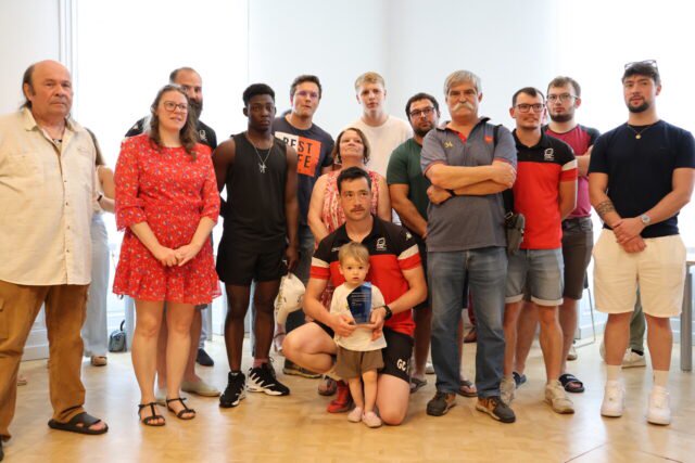 L’équipe seniors du Sac rugby. (© Ville de Châteaubriant)