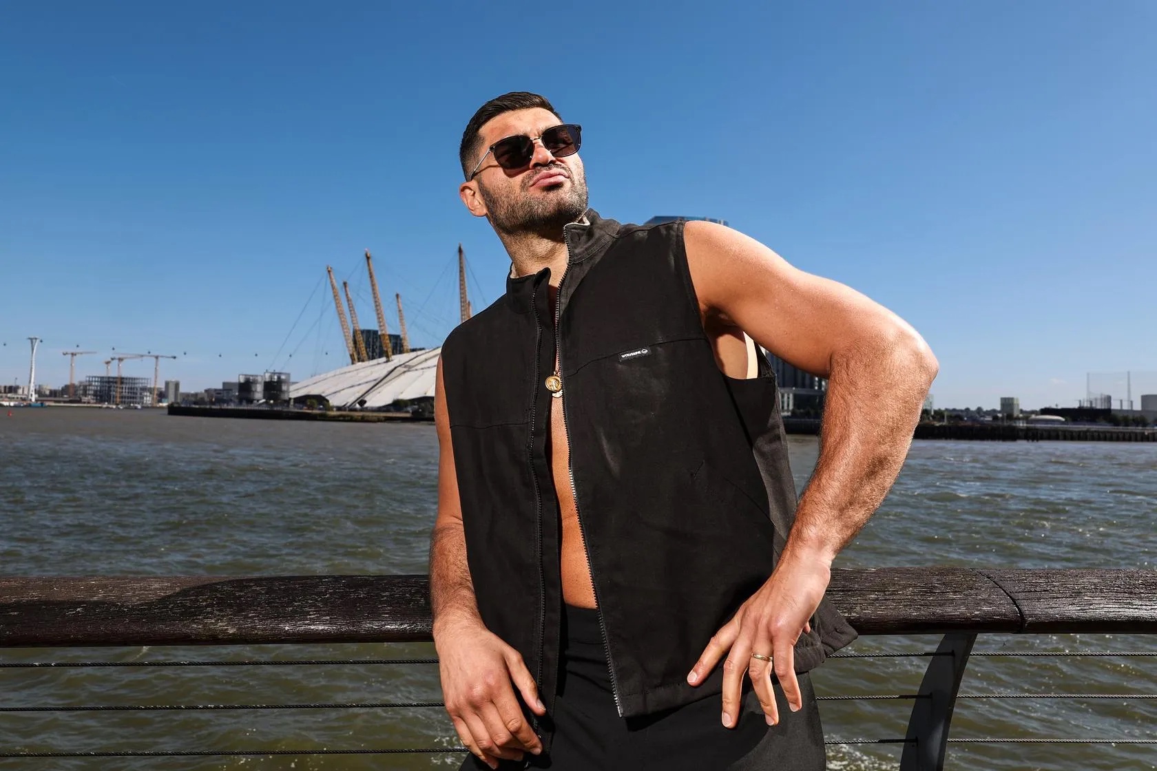 Filip Hrgovic cuts a relaxed figures days before his August 2026 showdown with Moses Itauma