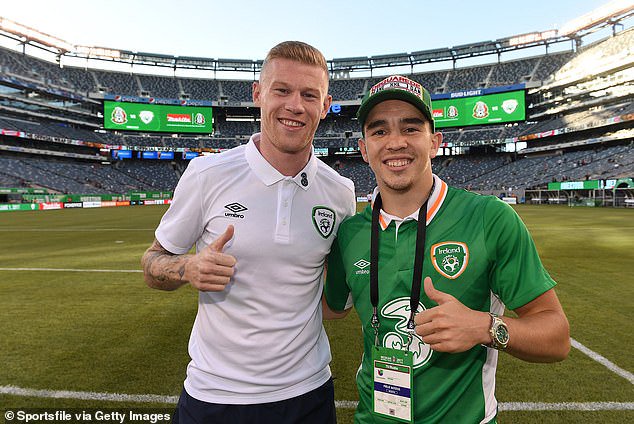 Keane was incensed after McClean posed on the pitch with Irish boxer Michael Conlan