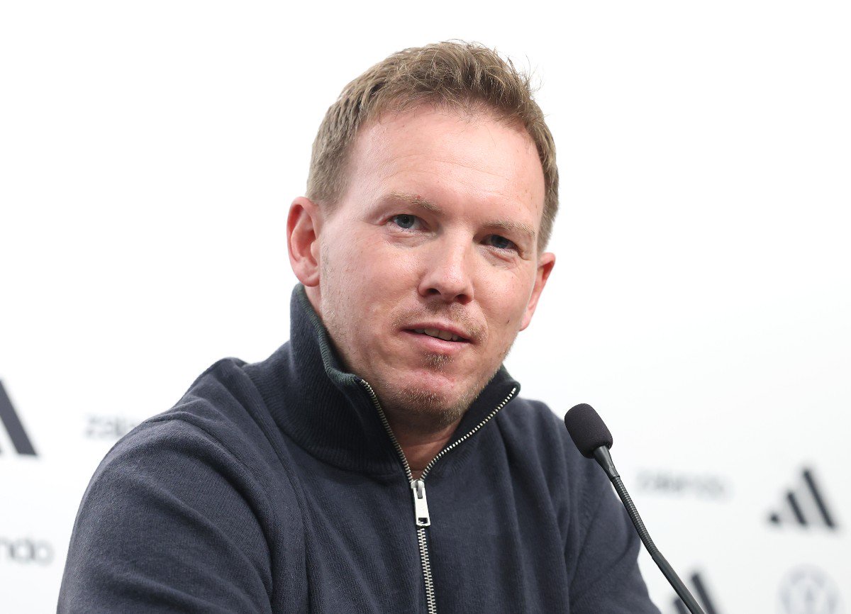Germany manager Julian Nagelsmann during a press conference