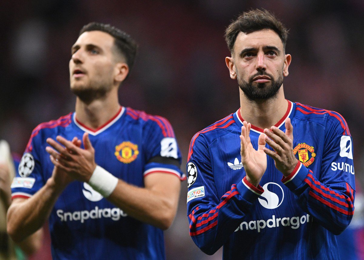 Diogo Dalot and Bruno Fernandes