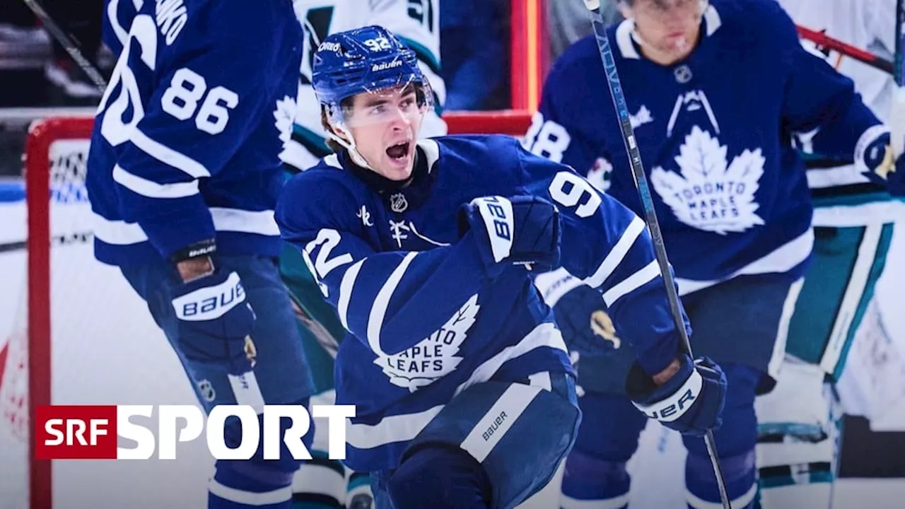 Toronto Maple Leafs brechen Niederlagenserie nach Sieg gegen San Jose Sharks, Titans des NHL‑Drafts glänzen