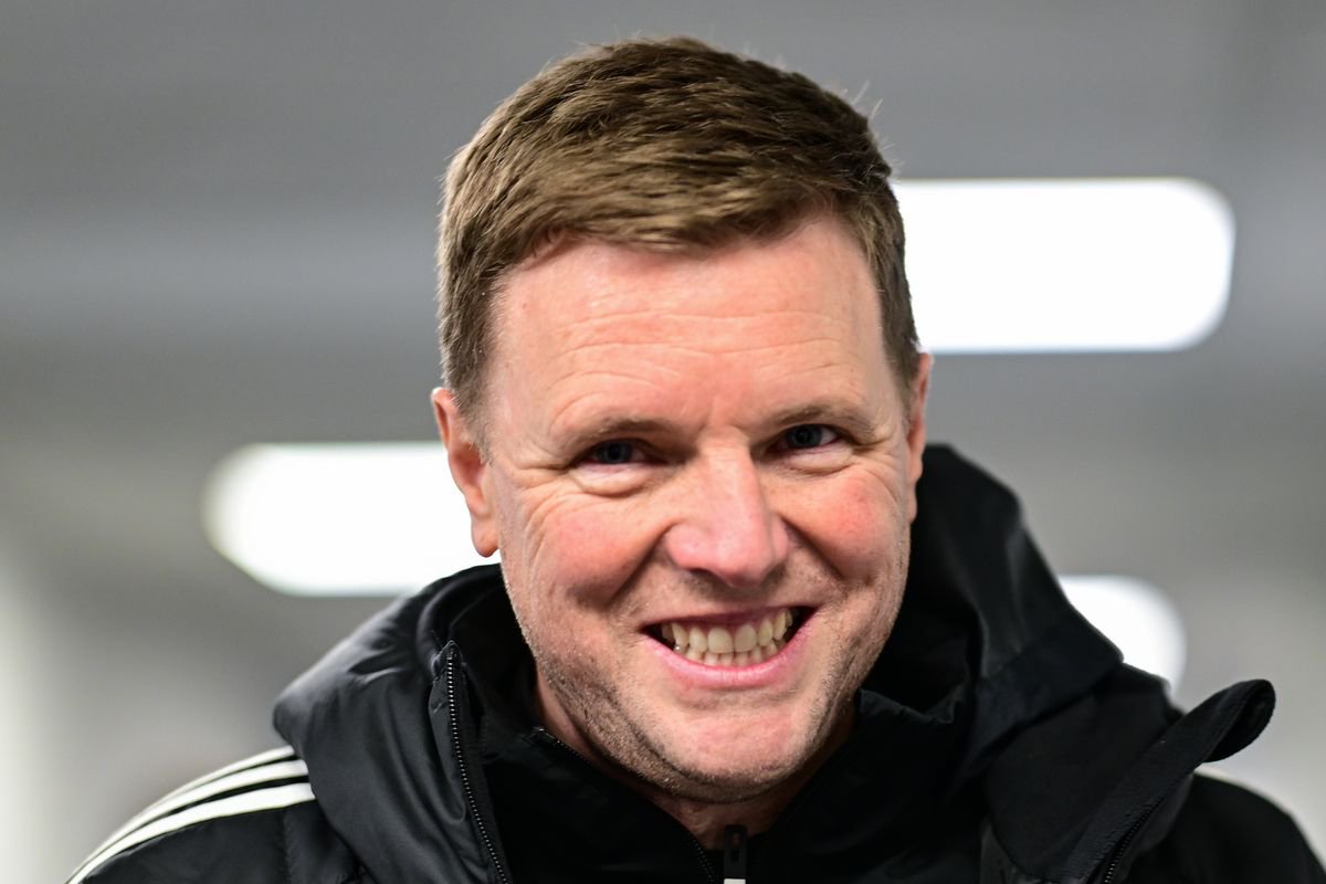 Newcastle United Head Coach Eddie Howe following the Premier League match between Newcastle United and Manchester United at St James' Park