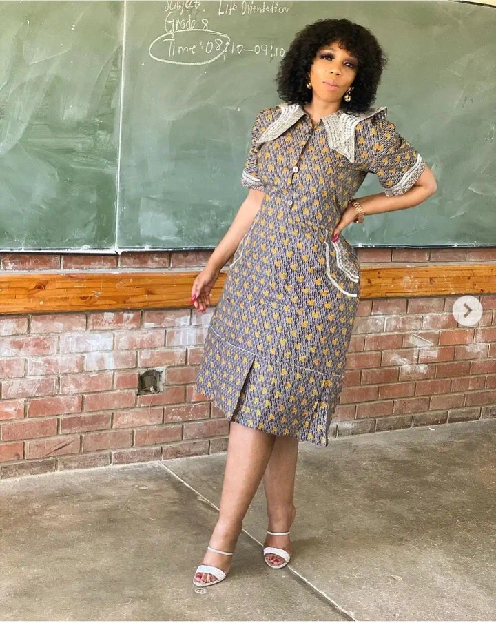 Meet Humdinger Menziwa ,South African teacher  who dress like a Model while teaching youngsters