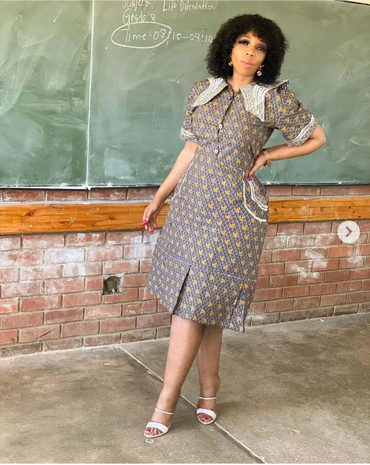 Meet Humdinger Menziwa ,South African teacher who dress like a Model while teaching youngsters