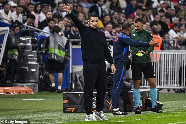 Pierre Sage saw his Crystal Palace side fall to a 3-2 defeat against his former club Lyon