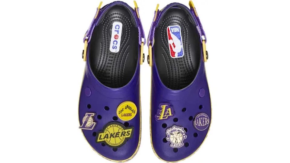 NBA Los Angeles Lakers Crocband™ Clog ©Image Credit: Crocs