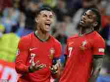 Ronaldo was left frustrated as he desperately tried to score his first goal at Euro 2024