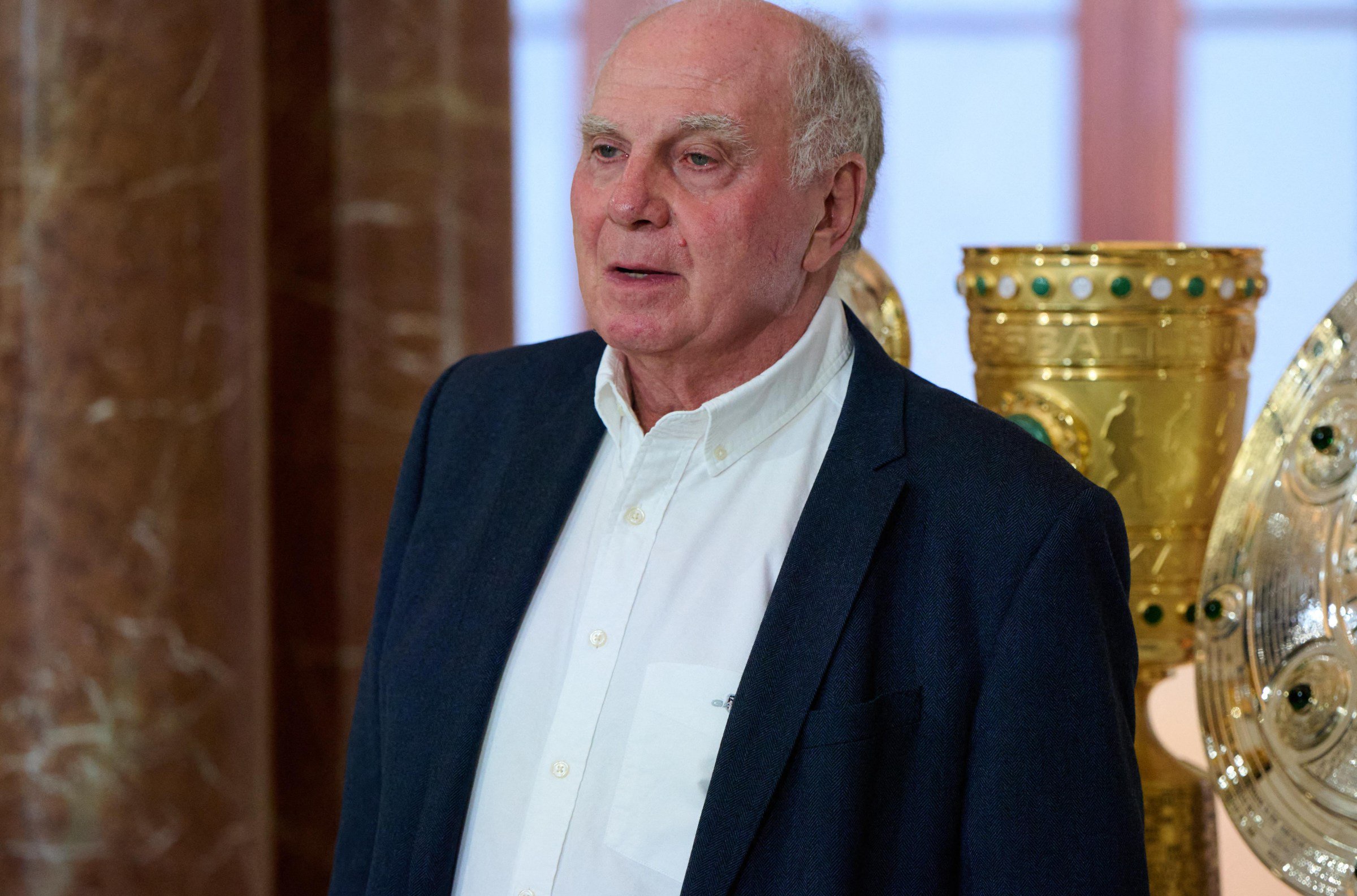 Reception for FC Bayern Munich at the State Chancellery