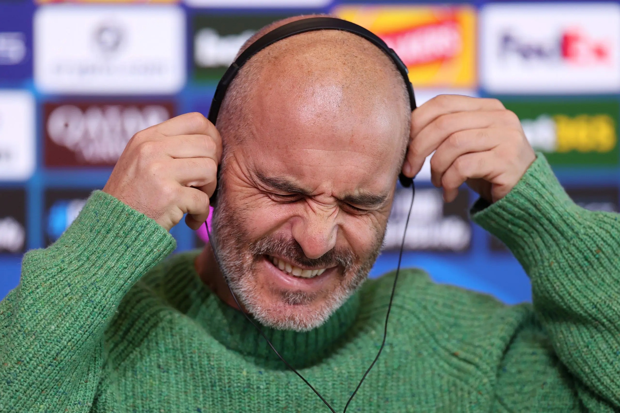 Enzo Maresca looking pained.