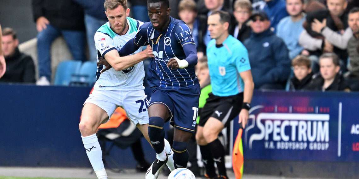 Romain Esse in action against Lincoln City. Image: Keith Gillard