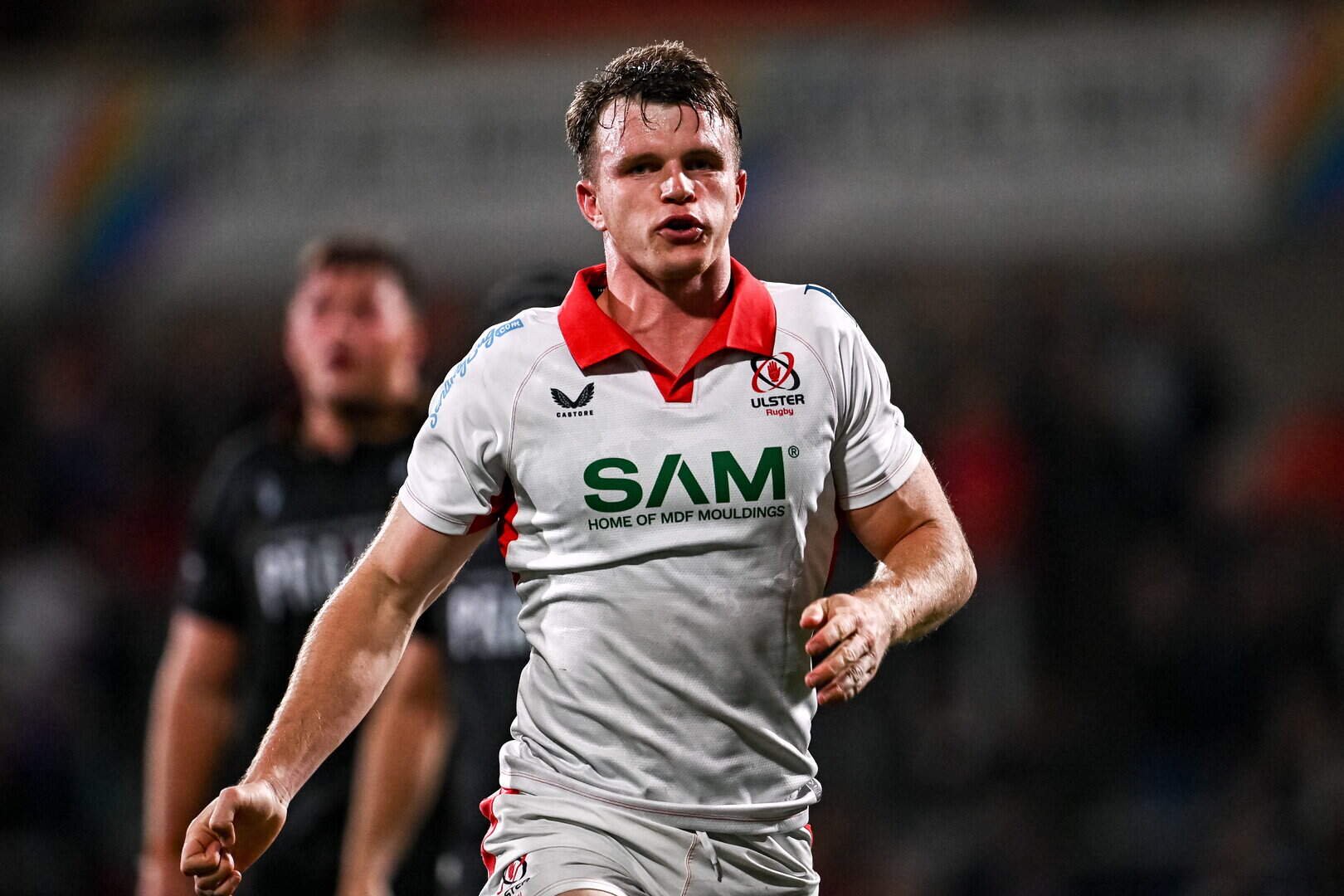 Ulster’s Jamie Benson joined from Harlequins last summer and has made an instant impression while playing at centre