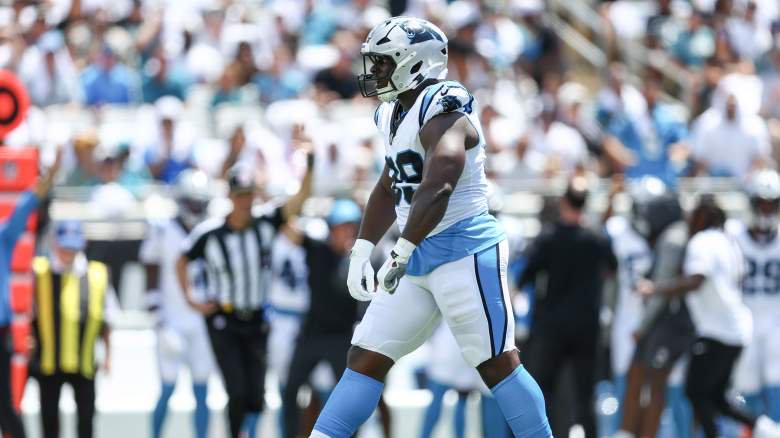 Carolina Panthers defensive lineman Tershawn Wharton