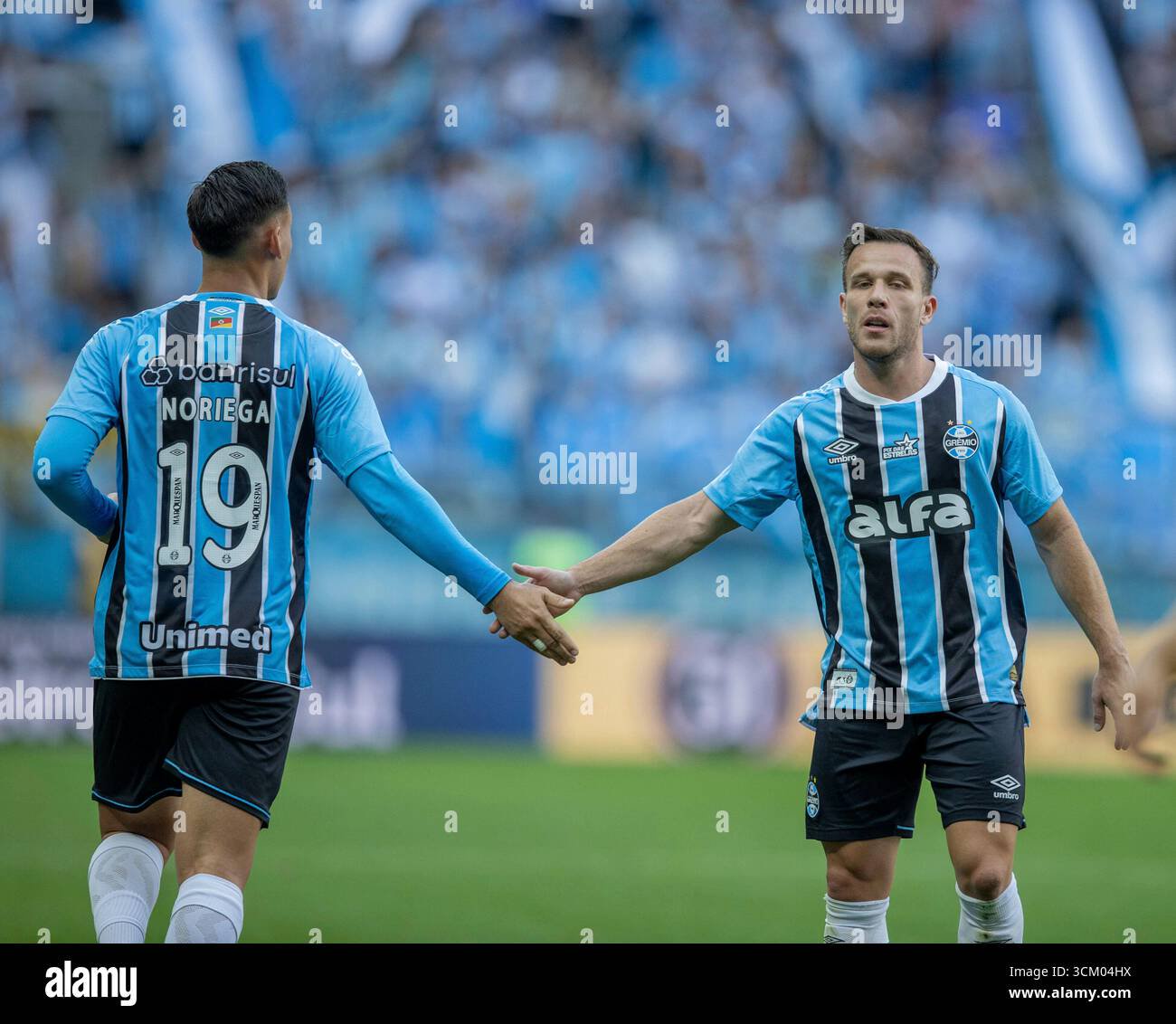 Grêmio midfielder Noriega returned overweight by nine kilos