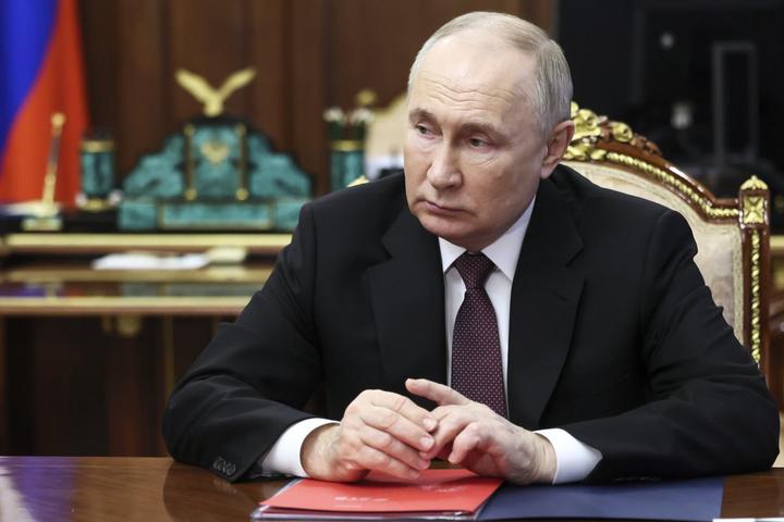 Putin at meeting in the Kremlin 