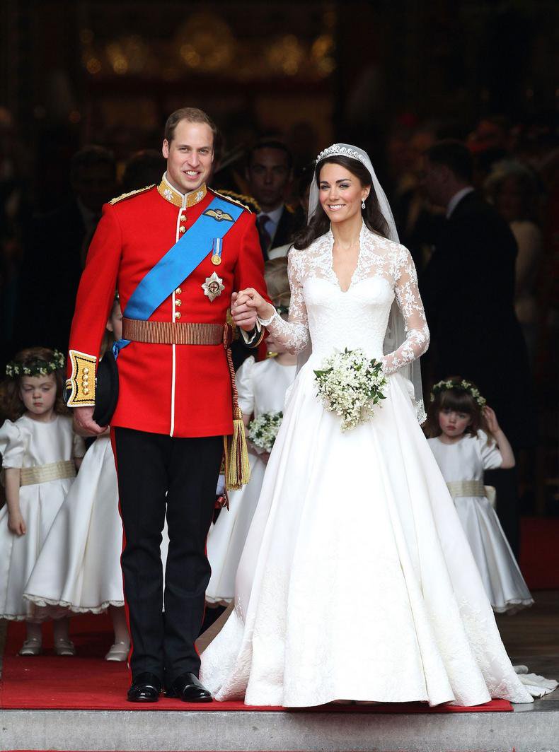 Prince William and Kate Middleton at their wedding.Chris Jackson/Getty Images