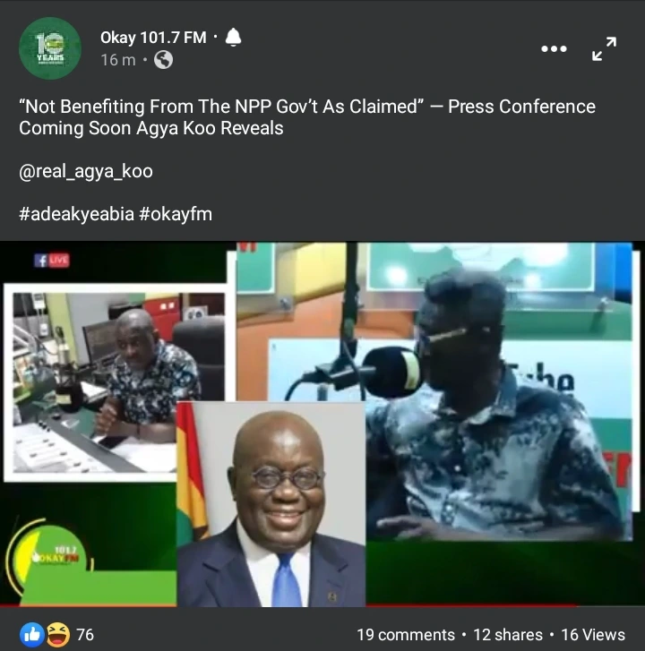 09b5baff52cd46bbb026ed0e4c39fd98?quality=uhq&format=webp&resize=720 Trouble Looms For NPP: I Can't Keep Quiet; I Will Organize Press Conference And Tell It All; Agya Koo Sets Fire In NPP -VIDEO