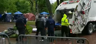 UPenn anti-Israel encampment is dismantled, 33 arrested after protesters given 'multiple warnings' to leave