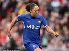 Chelsea star Lauren James (pictured) is the highest rated player in the WSL TOTS squad