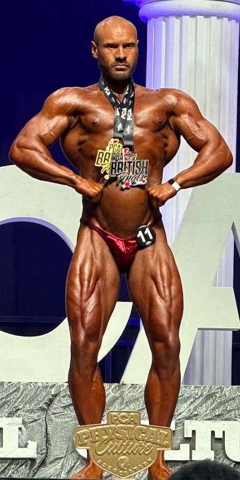 Christchurch bodybuilder Jonathan Griffiths was crowned Mr Britain 2026