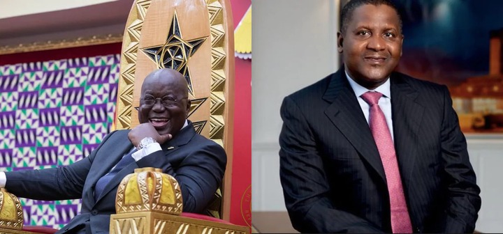 Africa&#39;s richest man Dangote hails Akufo-Addo as a &#39;visionary&#39; leader |  Pulse Ghana
