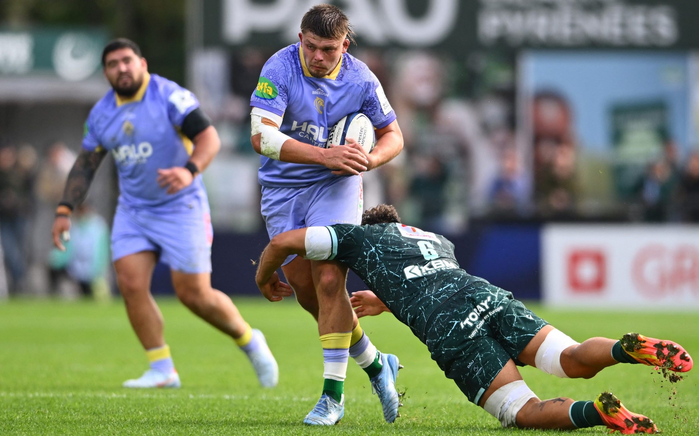 Despite leading in the first half, Leicester slumped to a painful loss in France