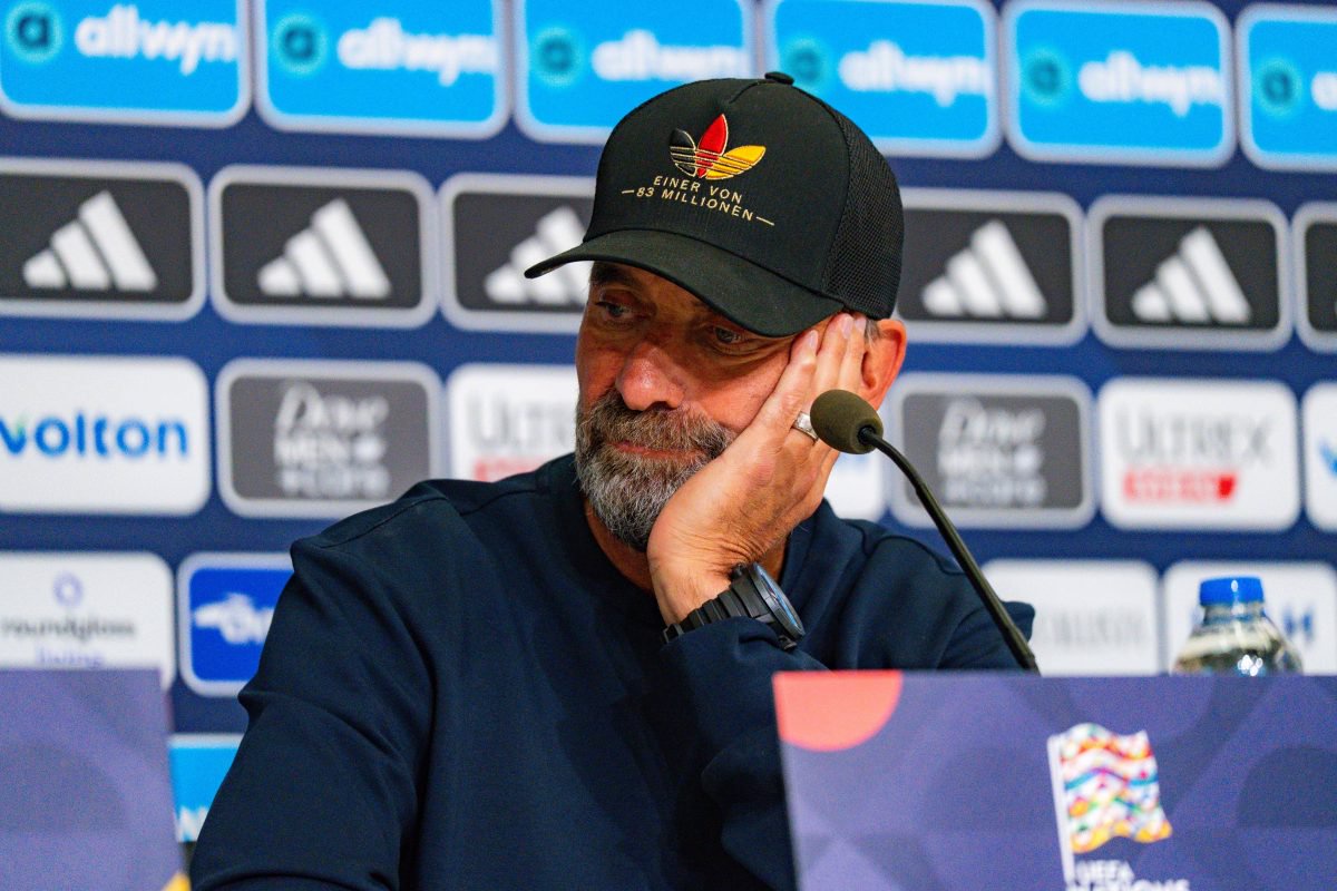 Ein Spiel vor leeren Rängen: In der Nations League stehen DFB-Coach Jürgen Klopp und die deutsche Nationalmannschaft vor einem Geisterspiel.
