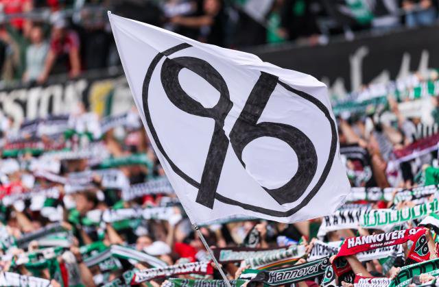 Hannover 96 flag during the match against VfL Bochum 1848, 20. September 2026.