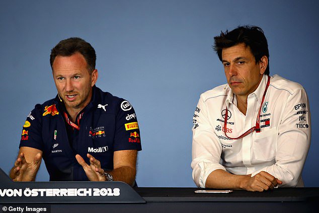 The absence of compelling team principals like Christian Horner (left, with his rival Toto Wolff) has reduced the drama in F1