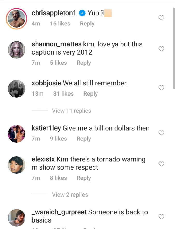Reactions As Kim Kardashian Shares Eye-Catching Photos On Instagram
