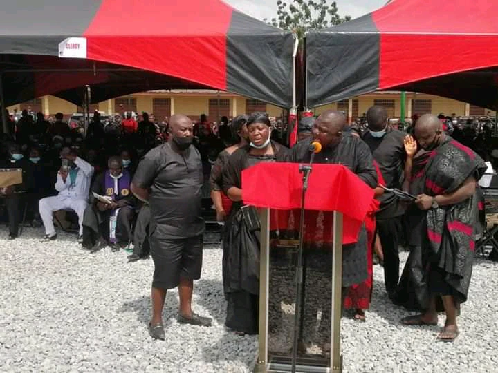 Sad Moments MPs Carried Hon. Ekow Quansah In His Coffin For Burial Service To Commence (Photos) 5