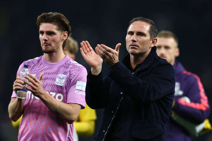 Lampard hails Coventry progress despite loss to Tottenham