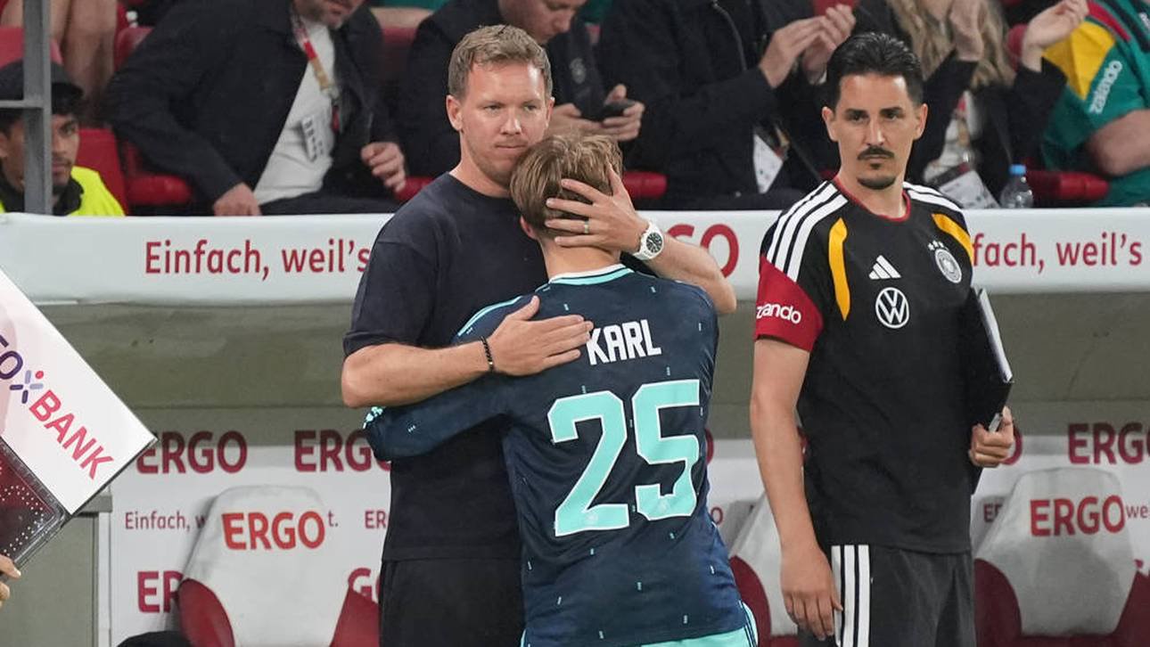 Lennart Karl debütierte unter Julian Nagelsmann für den DFB