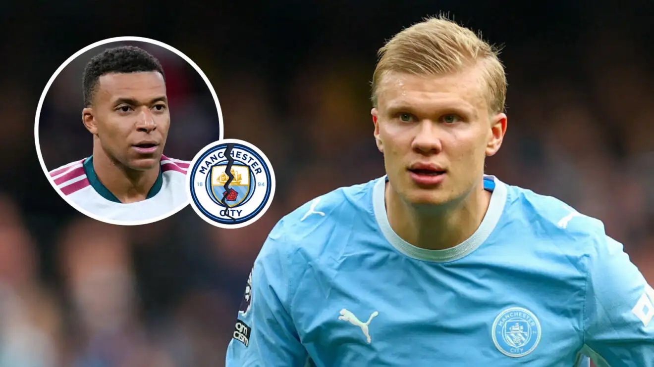 Man City star Erling Haaland could join Kylian Mbappe at Real Madrid