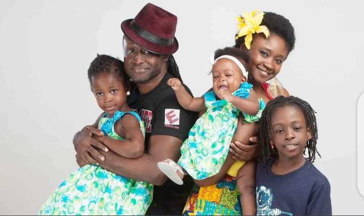 Pictures of Reggie Rockstone's beautiful wife and kids surfaces online 2