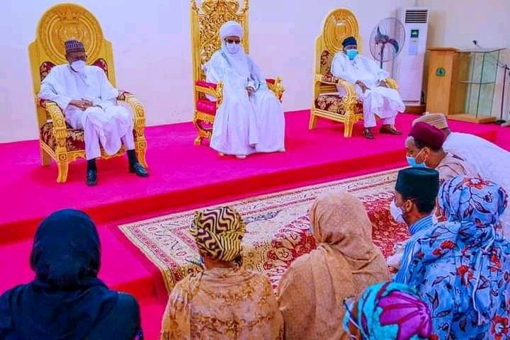 Check Out Photos Of President Buhari At His Son's Wedding Ceremony.