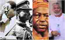 Nkrumah, Afrifa, Limann and Rawlings: Presidents who ushered Ghana into its four republics