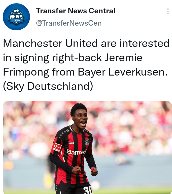 Transfer; Man United forward link with move to MLS