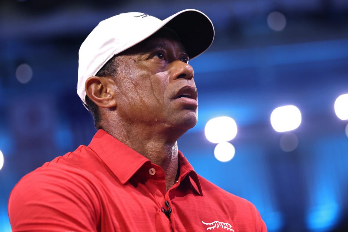 Tiger Woods during the TGL finals